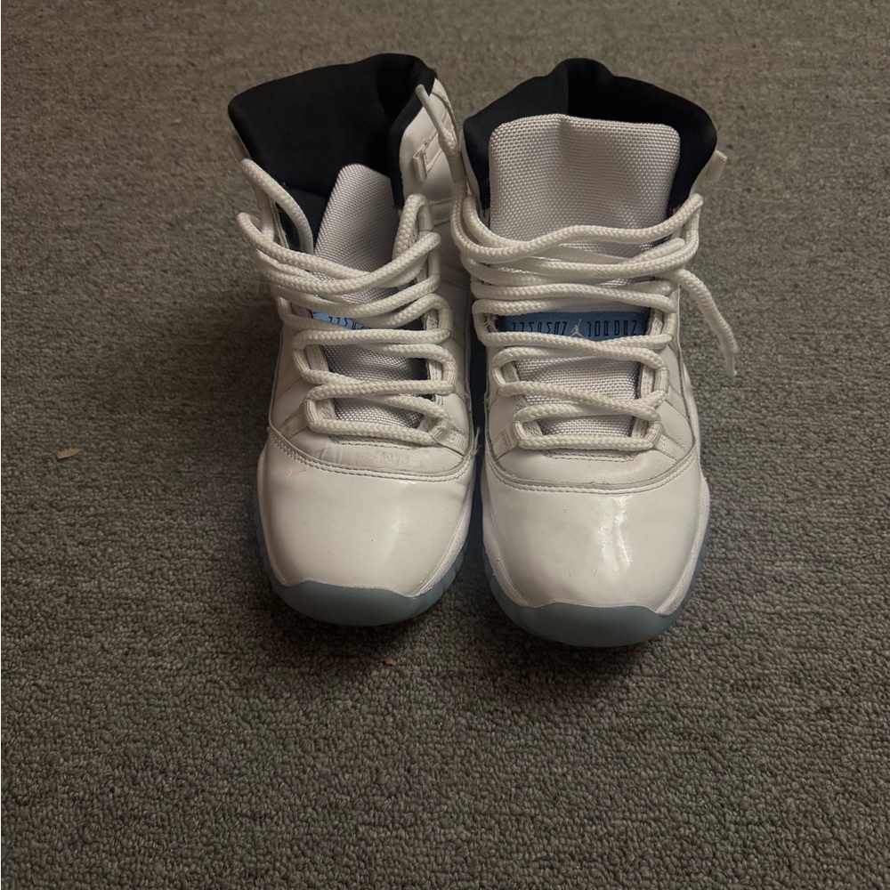Jordan Kids White and Black Sneakers